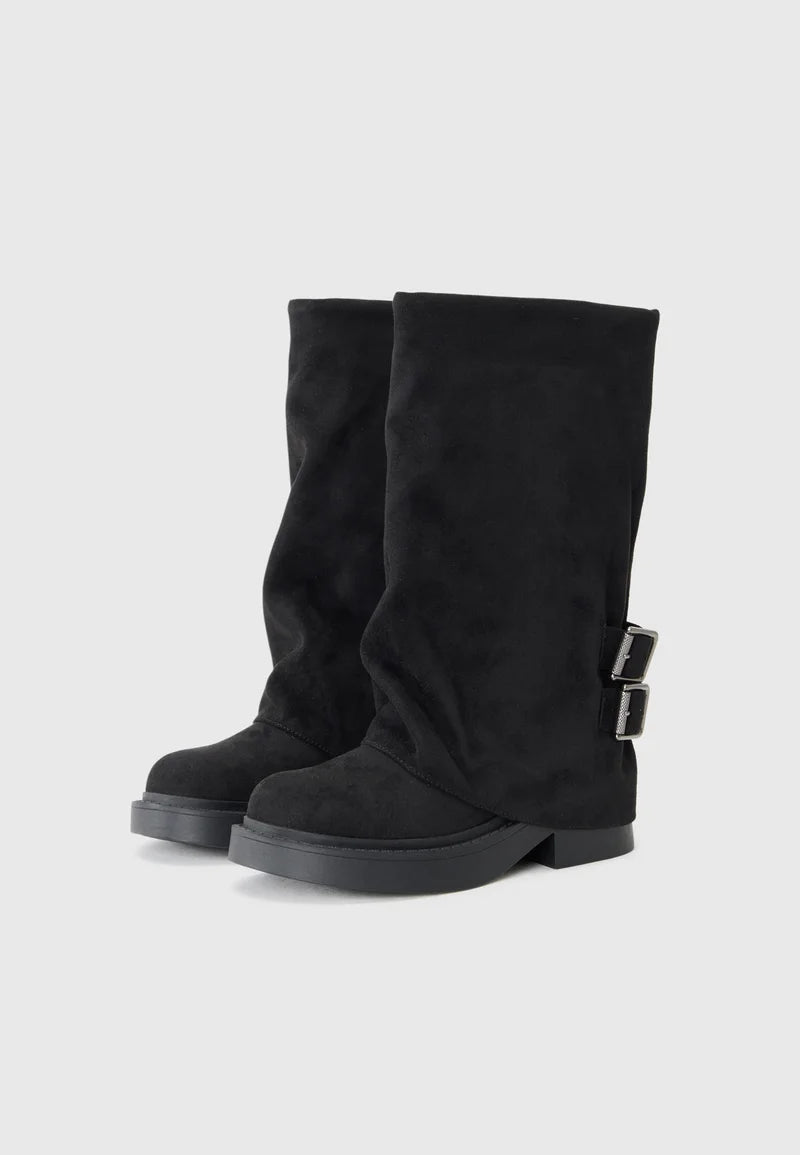 Bottes Femme | Imitation Cuir Suédine | Style Moderne & Confortable