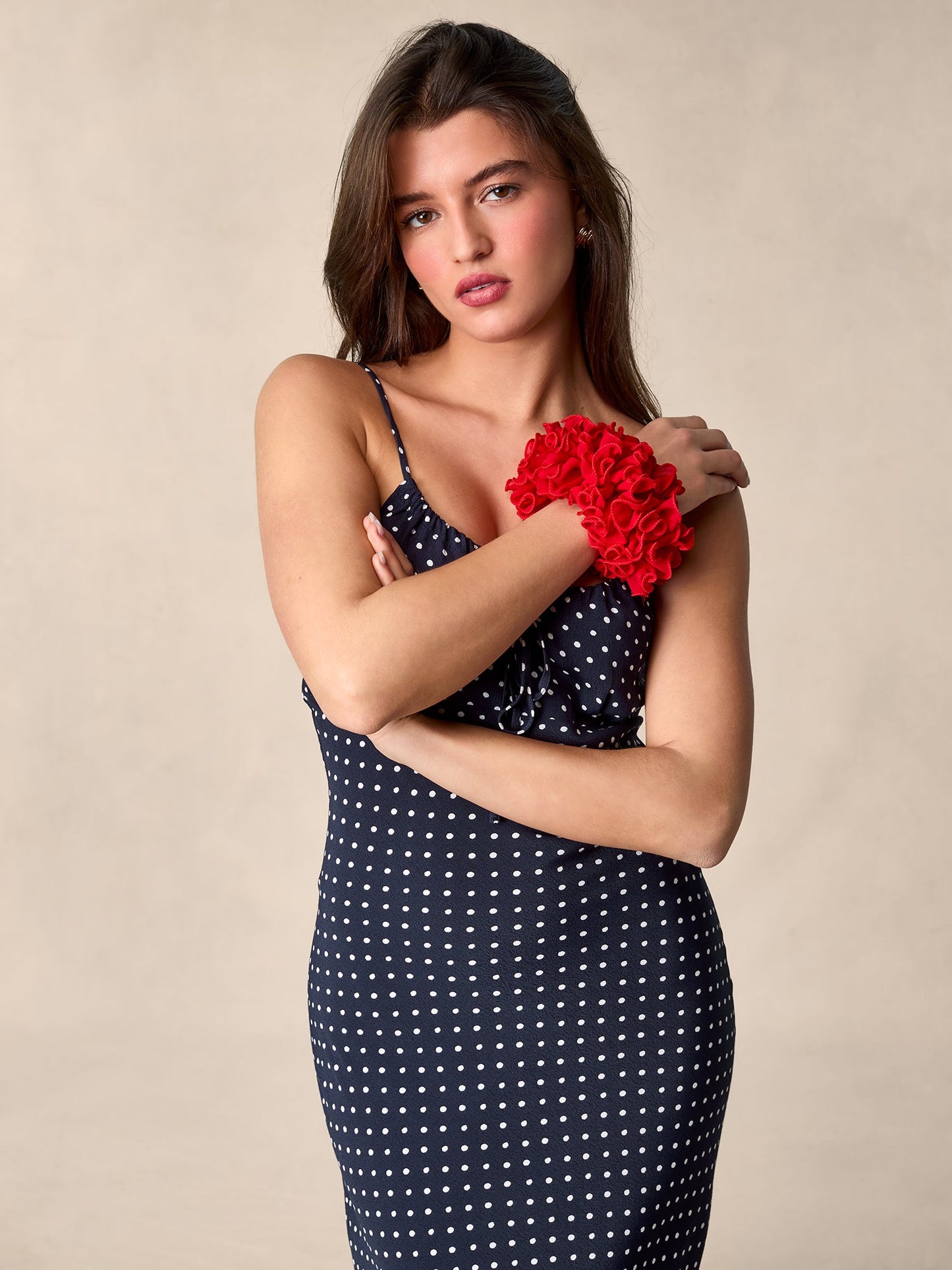 Robe Midi A Pois | Féminine & Légère | Été & Déjeuners Én Terrasse