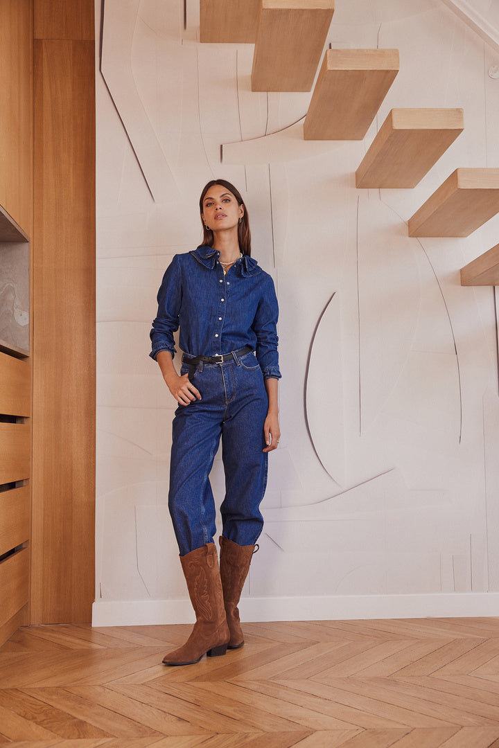 Bottes Western en Cuir