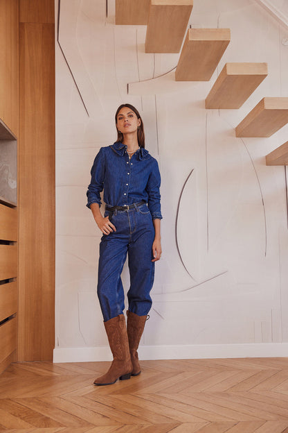 Bottes Western en Cuir