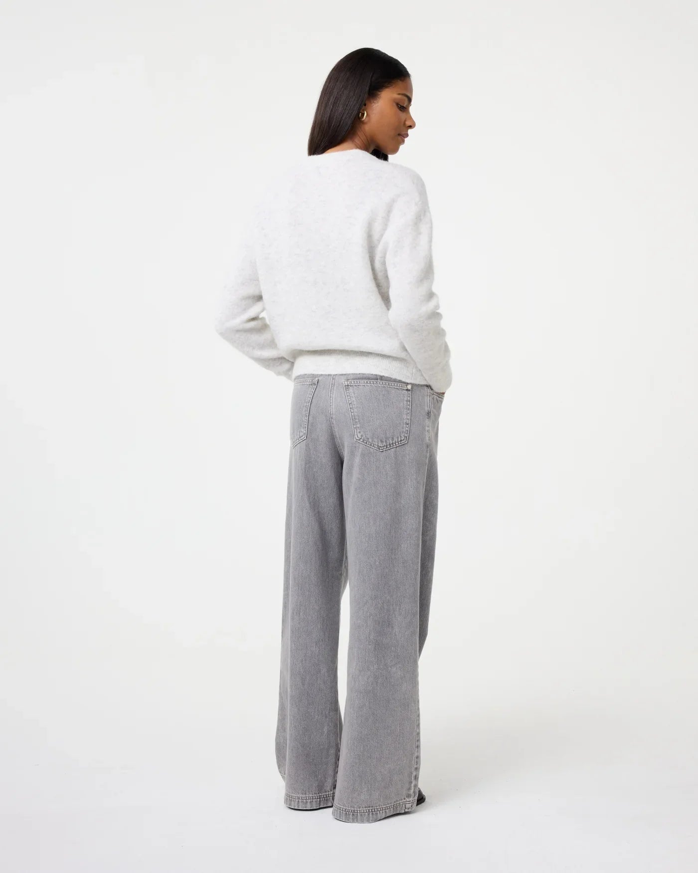 Cardigan en Maille Brossée