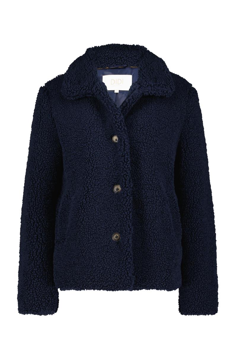 Veste Teddy Zippée Col Montant