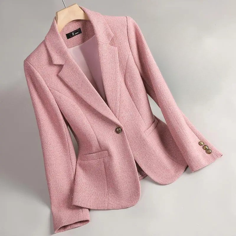 Blazer en Laine Cintré