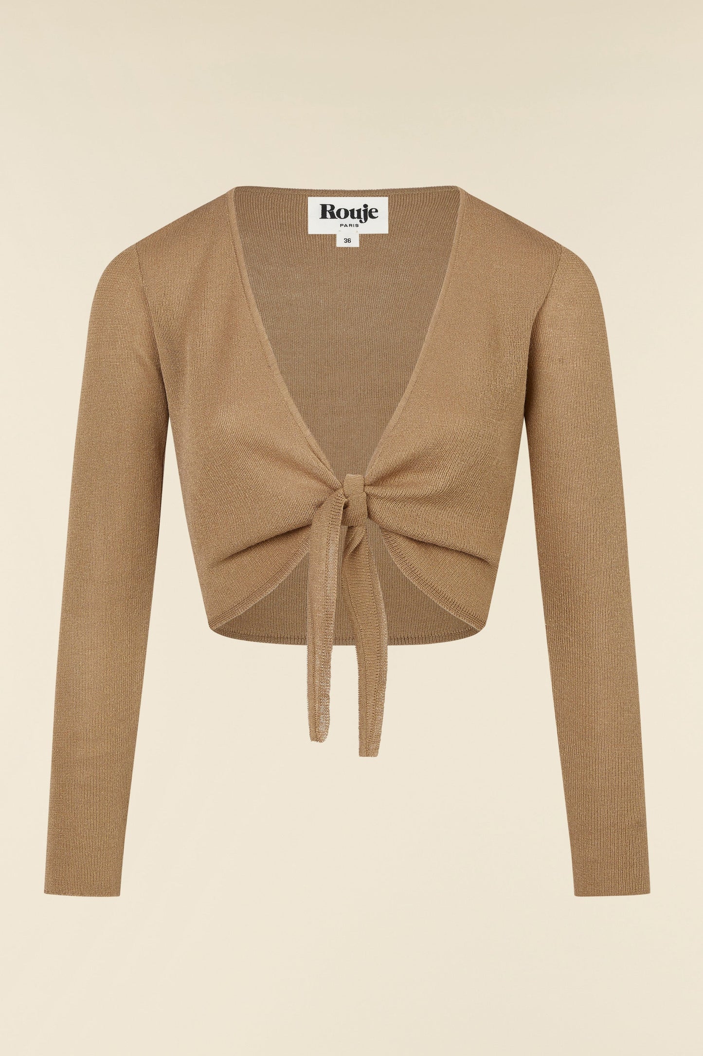 Top Court | Kaki À Nouer Sur Le Devant | Féminin Et Moderne | Idéal Pour Les Looks Urbains