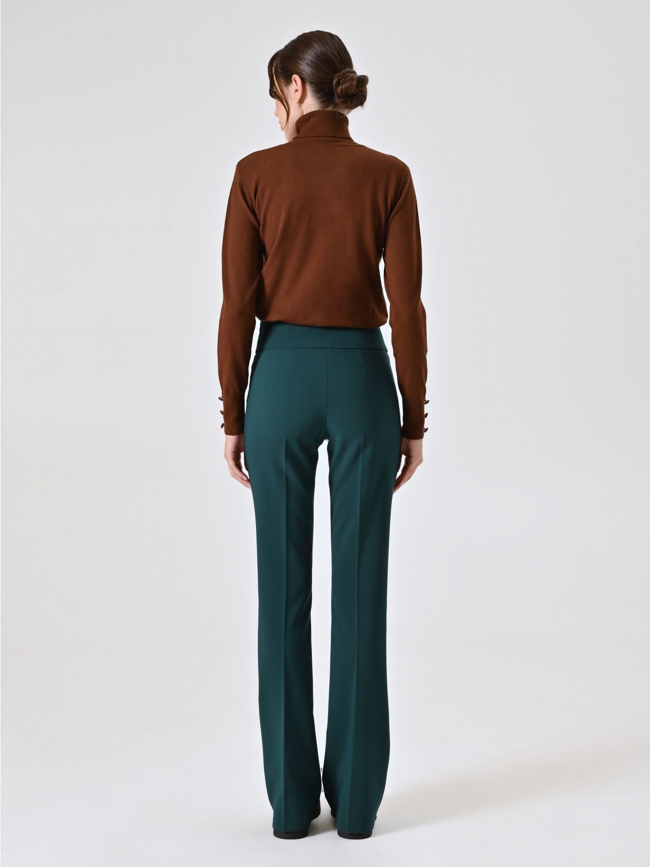 Pantalon Evasé Structuré