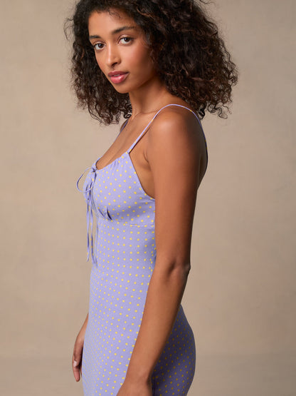 Robe Côtelée À Bretelles | Douce & Ajustée | Été & Détente En Ville