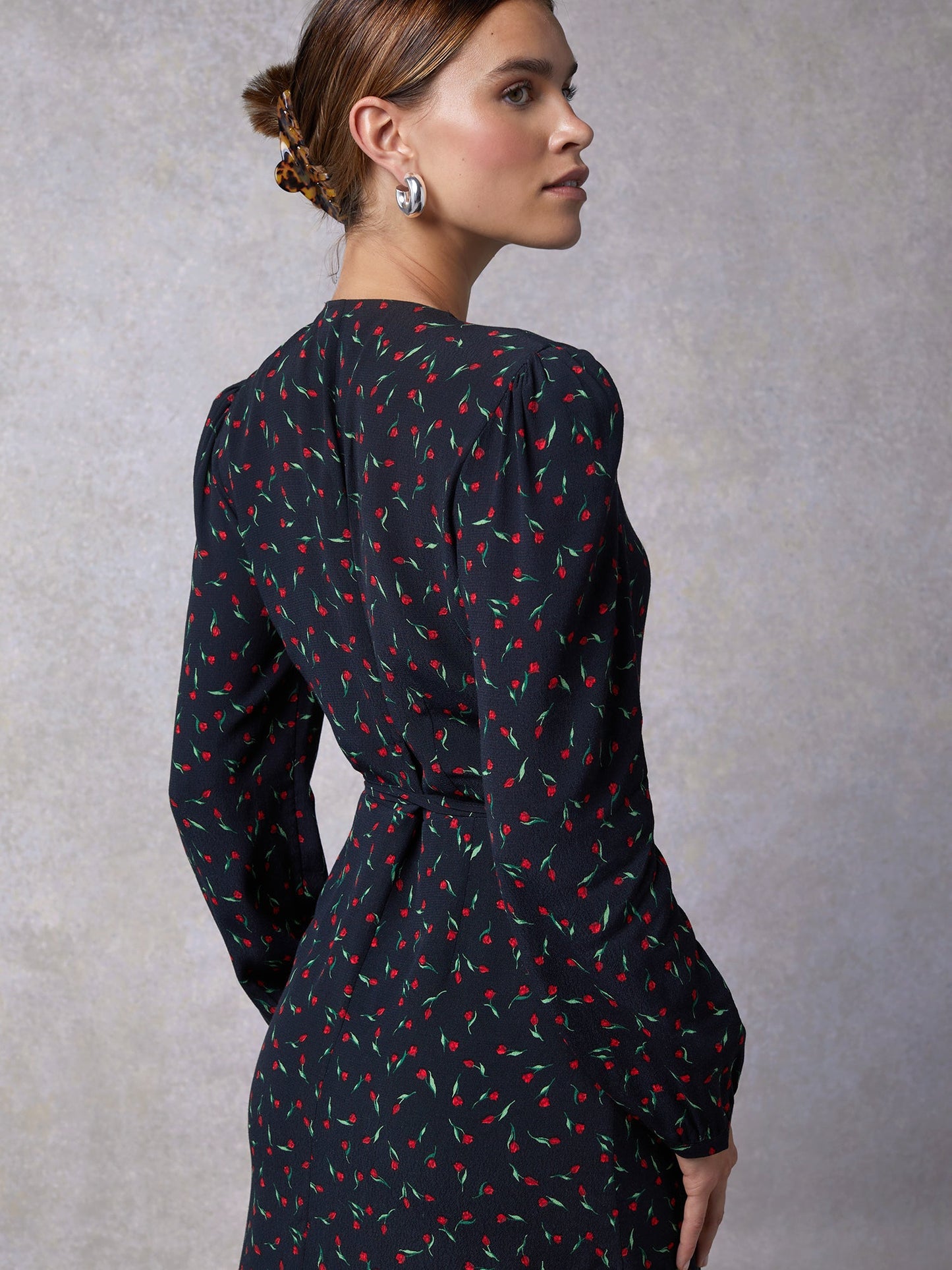 Robe Portefeuille A Pois | Moderne & Chic | Dîners & Sorties En Ville