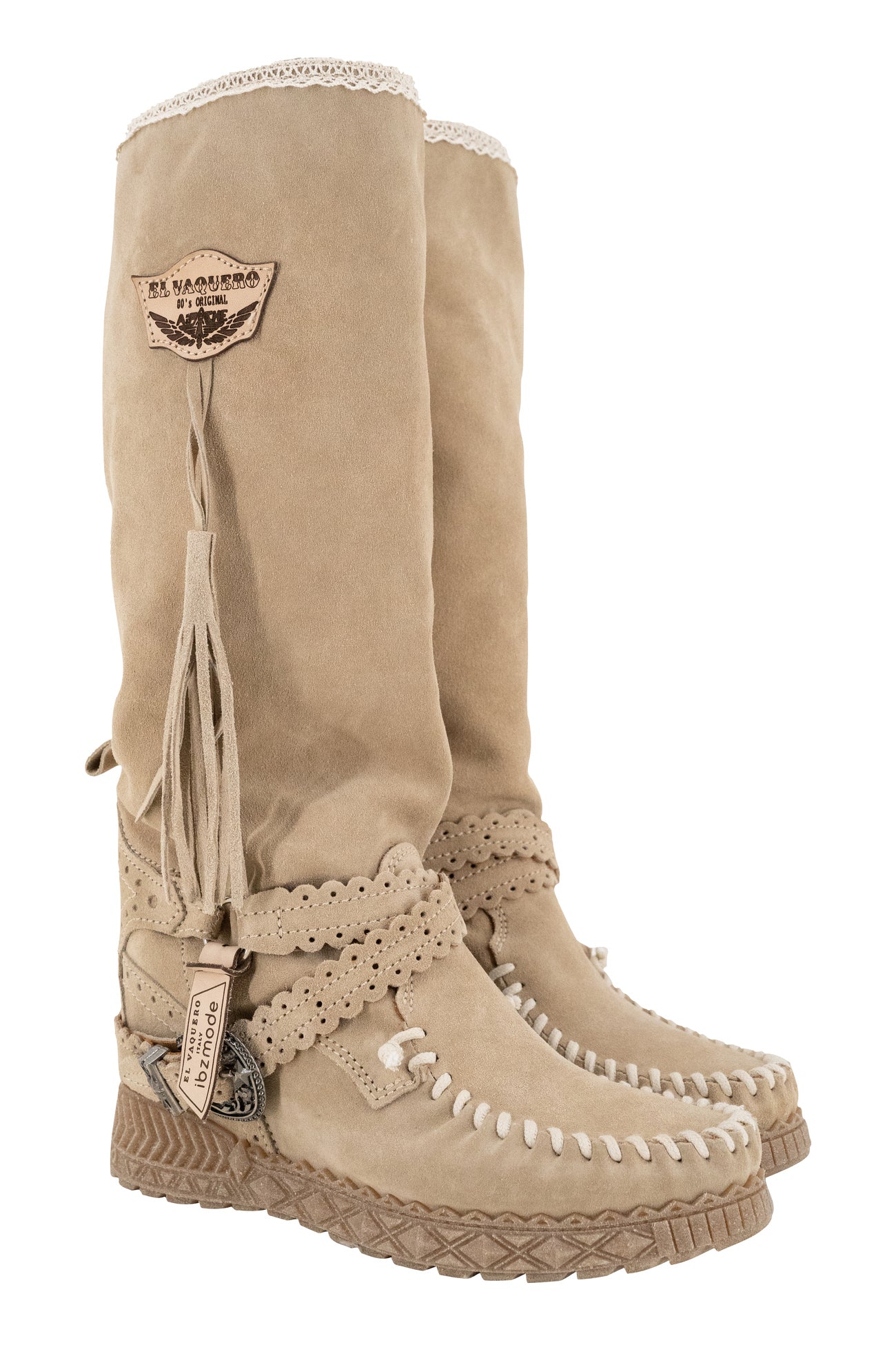 Bottes Femme | Style Bohème Mocassin | Parfaites pour Automne, Look Décontracté ou Festival