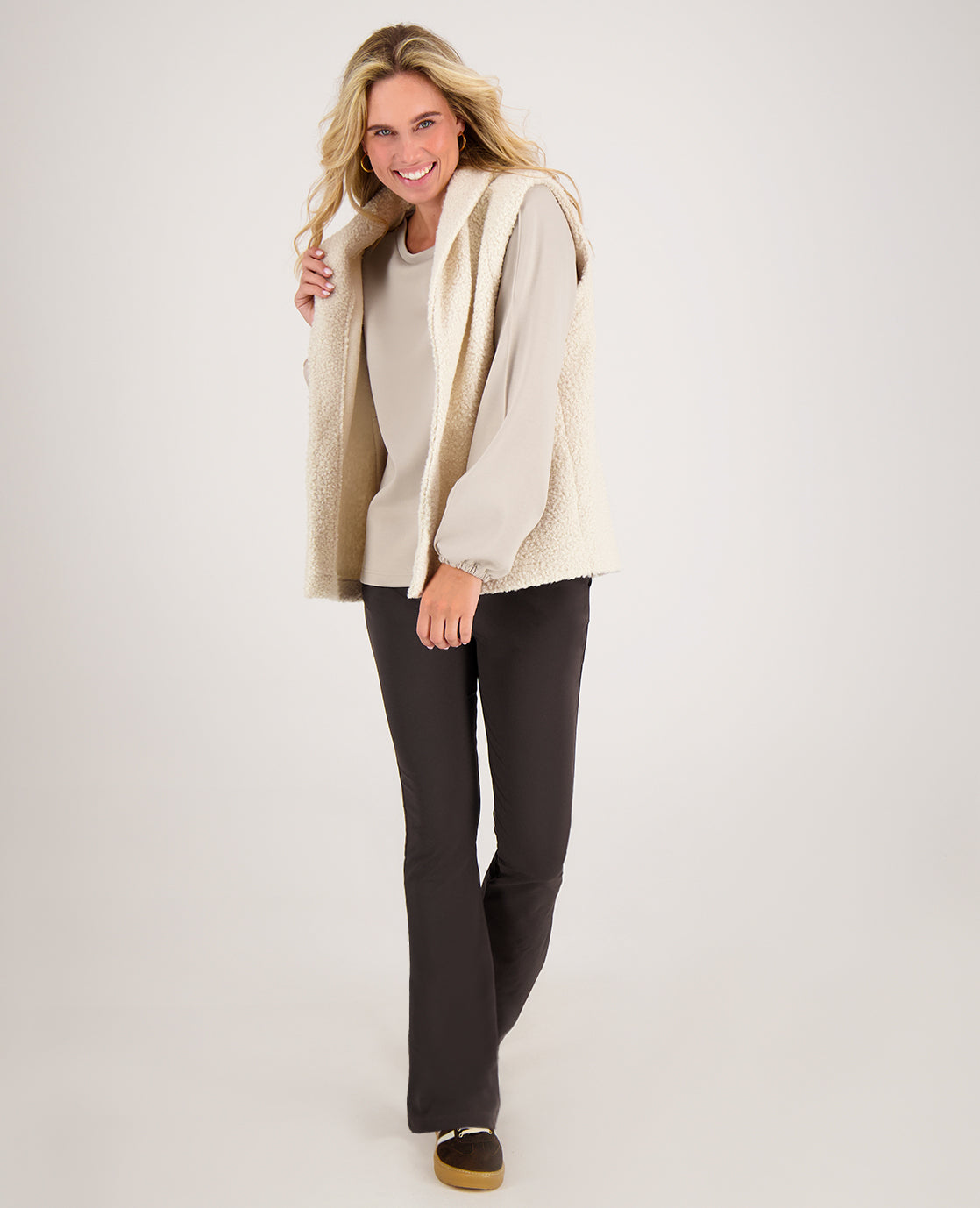 Pull à Manches Longues Fluide