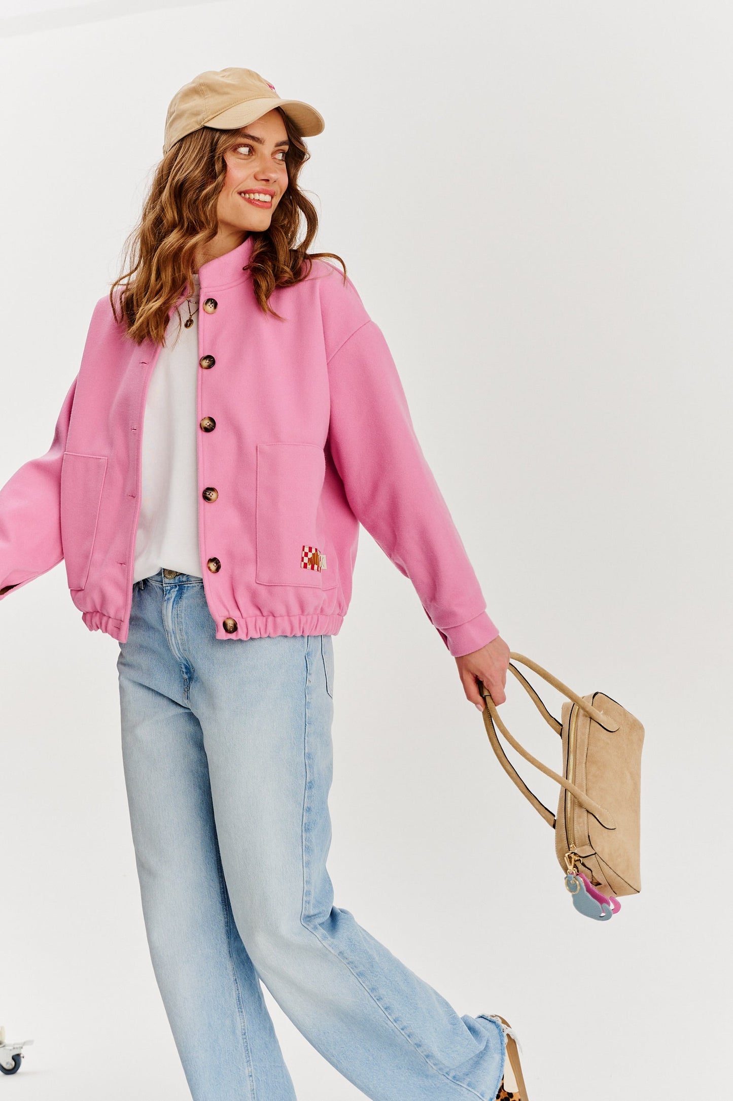 Veste En Coton | Légère Et Boutonnée | Coupe Décontractée Tendance | Parfaite Pour Le Printemps Et L’Automne