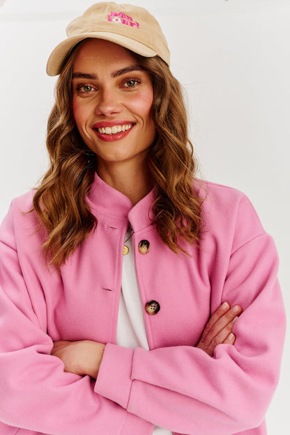 Veste En Coton | Légère Et Boutonnée | Coupe Décontractée Tendance | Parfaite Pour Le Printemps Et L’Automne