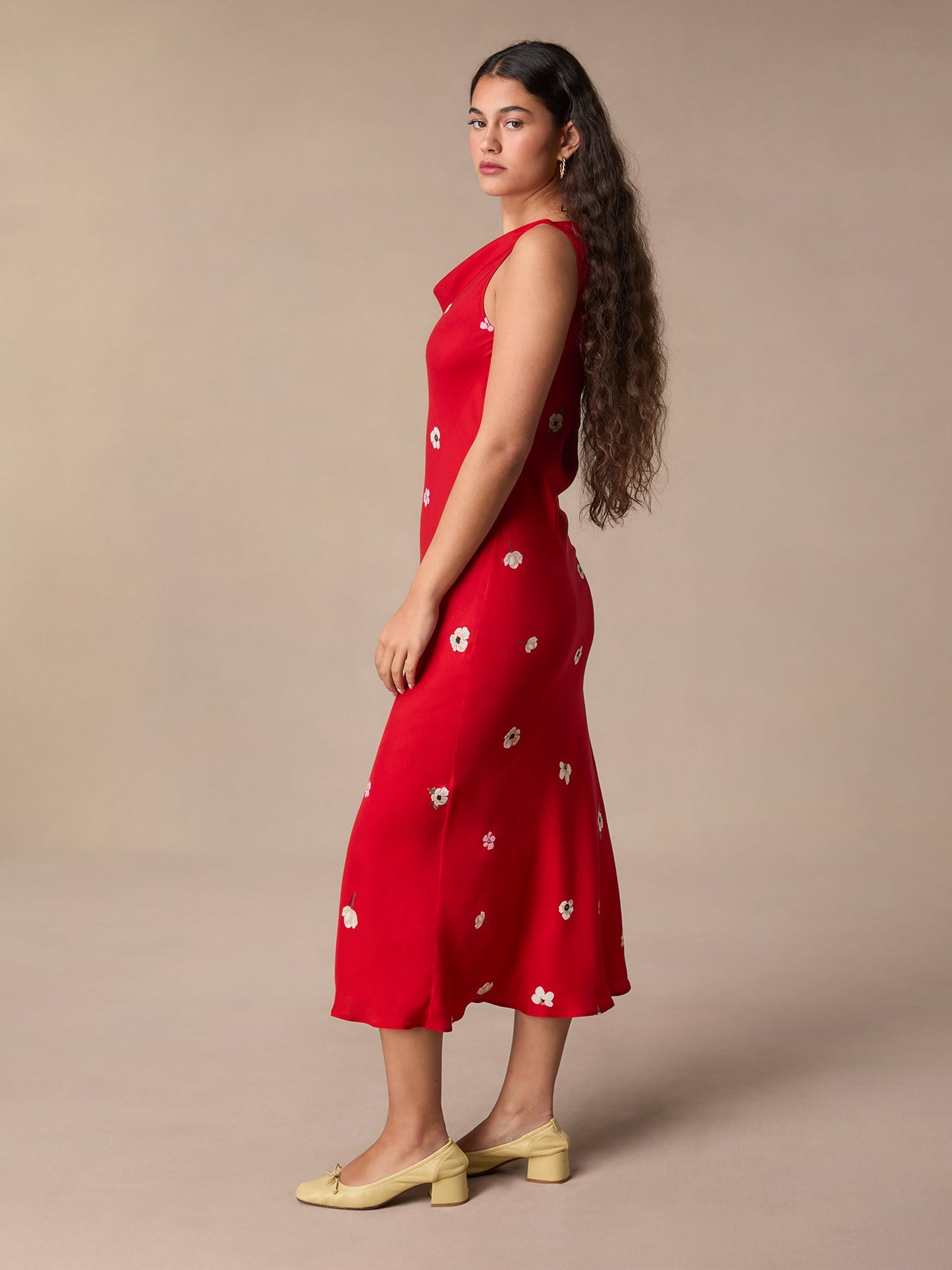 Robe Midi Fleurie | Romantique & Fluide | Dîners & Garden-Parties d’Été