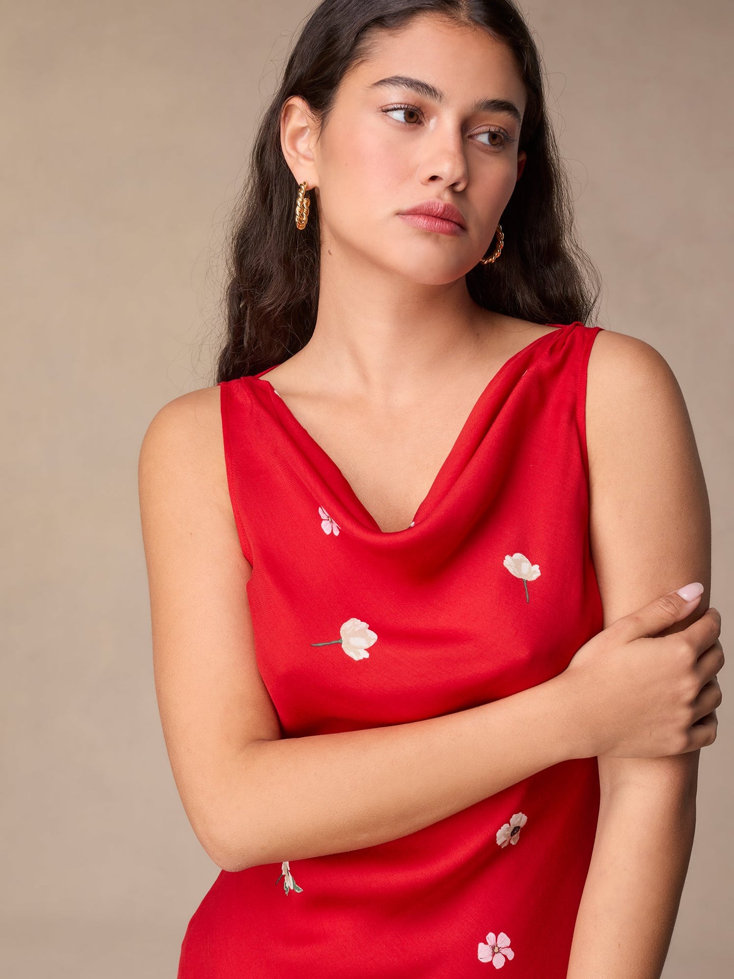 Robe Midi Fleurie | Romantique & Fluide | Dîners & Garden-Parties d’Été