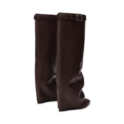 Bottes Femme | Marron Foncé | Imitation Cuir | Élégantes & Confortables