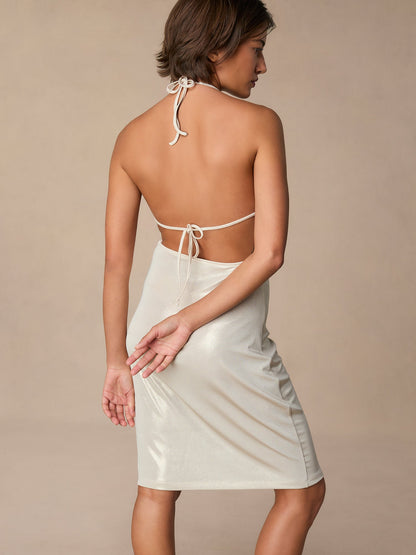 Robe Satinée Longue | Élégante & Fluide | Soirées d’Été & Événements Chic