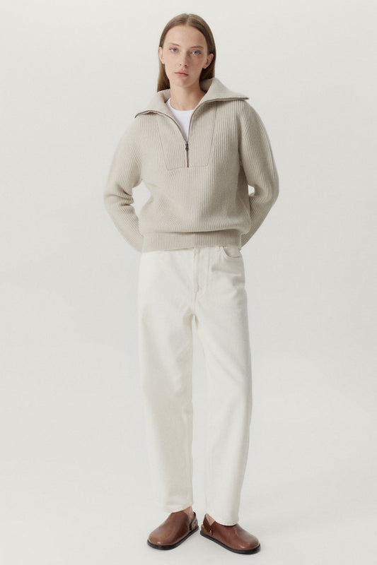 Pull Femme | Maille et Zippé | Confortable pour Week-end et Quotidien