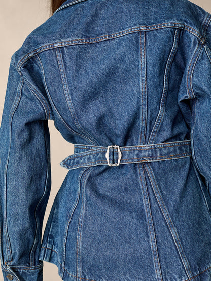 Veste Femme | Denim Cintrée et Intemporelle | Idéale pour un Look Urbain Décontracté
