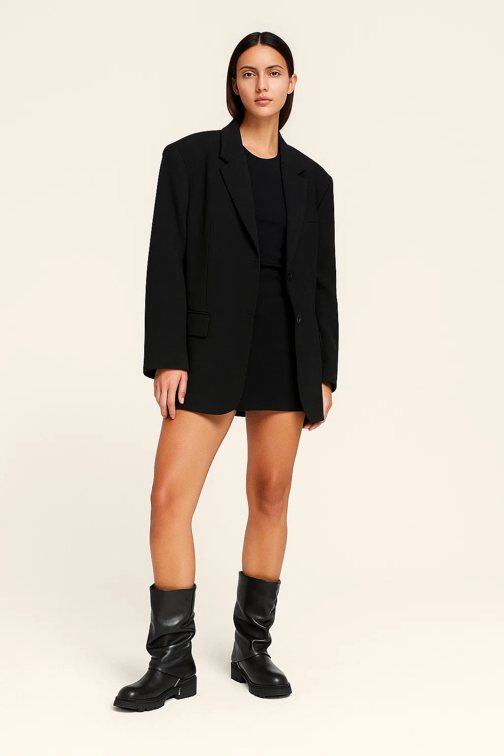 Bottes Femme | Cuir Vegan Noir | Style Rock Urbain | Confort & Engagement