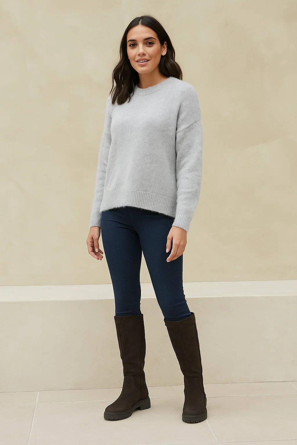 Bottes Femme | Effet Suédine | Semelle Crantée | Confort & Style Urbain