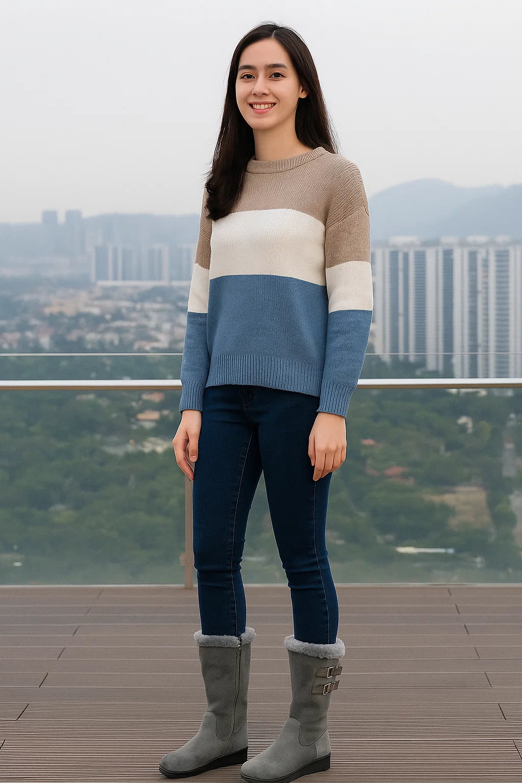 Bottes Femme | Mi-Mollet Fourrées | Chaudes Et Confortables | Pour L’Hiver Et Les Balades Extérieures