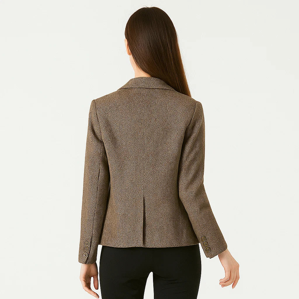 Blazer en Laine Cintré