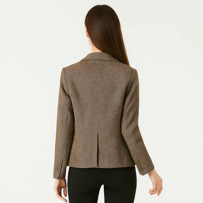 Blazer en Laine Cintré