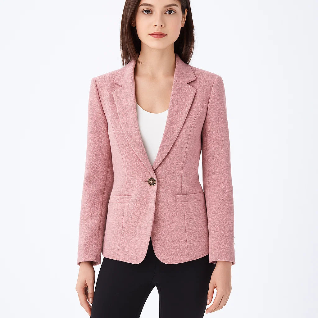 Blazer en Laine Cintré