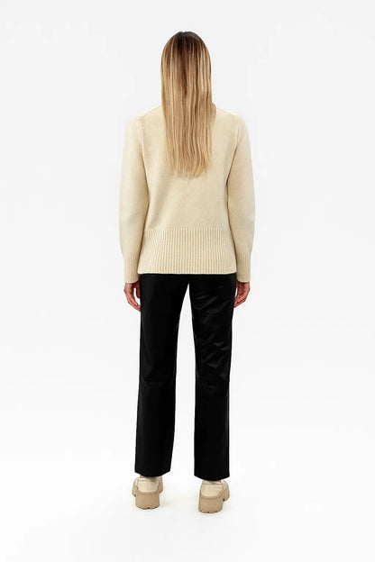 Cardigan Col V à Boutons Cœur