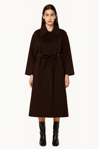 Manteau Long en Laine