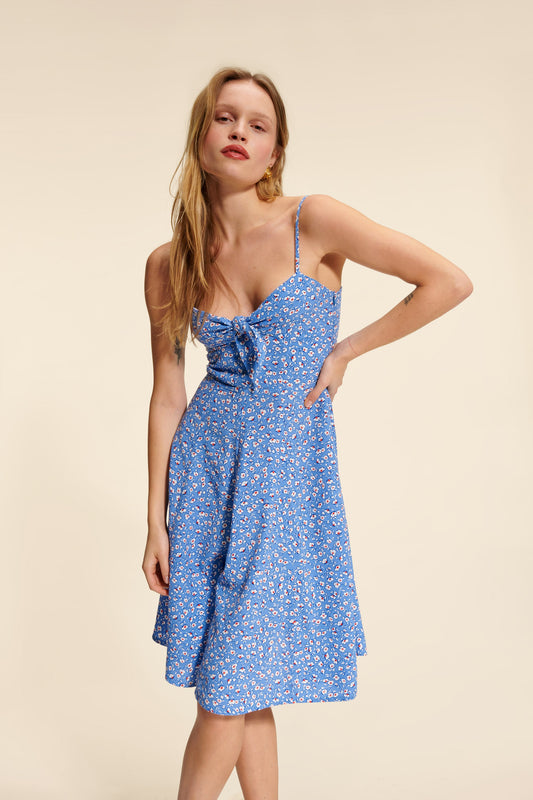 Robe Courte Imprimée | Viscose | Légère et Respirante