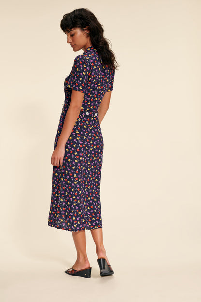 Robe Chemise Midi | Élégante & Confortable | Bureau & Balades En Ville