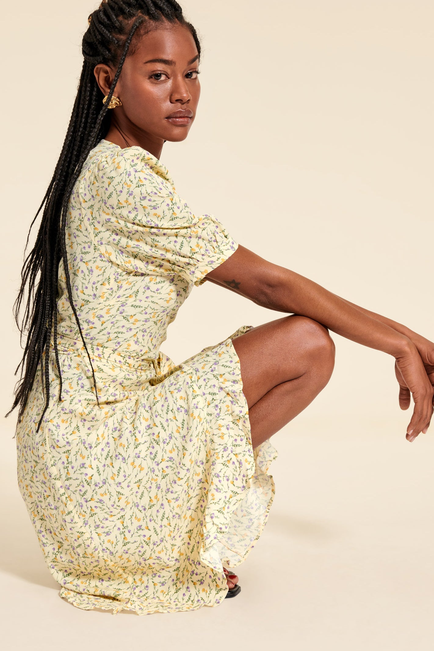 Robe Portefeuille Fleurie | Élégante & Légère | Été & Sorties Décontractées